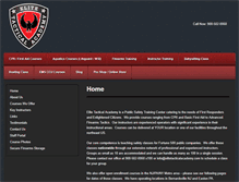 Tablet Screenshot of elitetacticalacademy.com